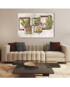 Canvas prints for modern living room - Flowers bouquets | FEEBY