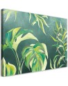 Modern Canvas painting for living room - Monstera leaves | FEEBY
