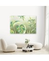 Canvas prints for modern living room - Monstera leaves | FEEBY