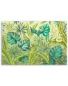 Print Canvas prints for the study - Monstera leaves | FEEBY