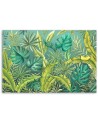 Wall art painting for bedroom modern - Monstera leaves | FEEBY