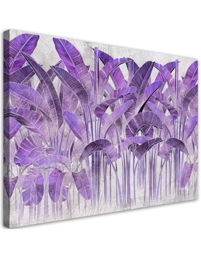 Canvas painting - Purple banana leaves | FEEBY