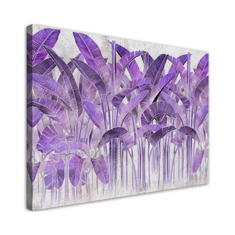 Canvas painting - Purple banana leaves | FEEBY