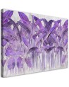 Canvas painting - Purple banana leaves | FEEBY