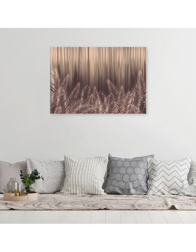 Canvas print - Exotic palm tree leaves 3D | FEEBY