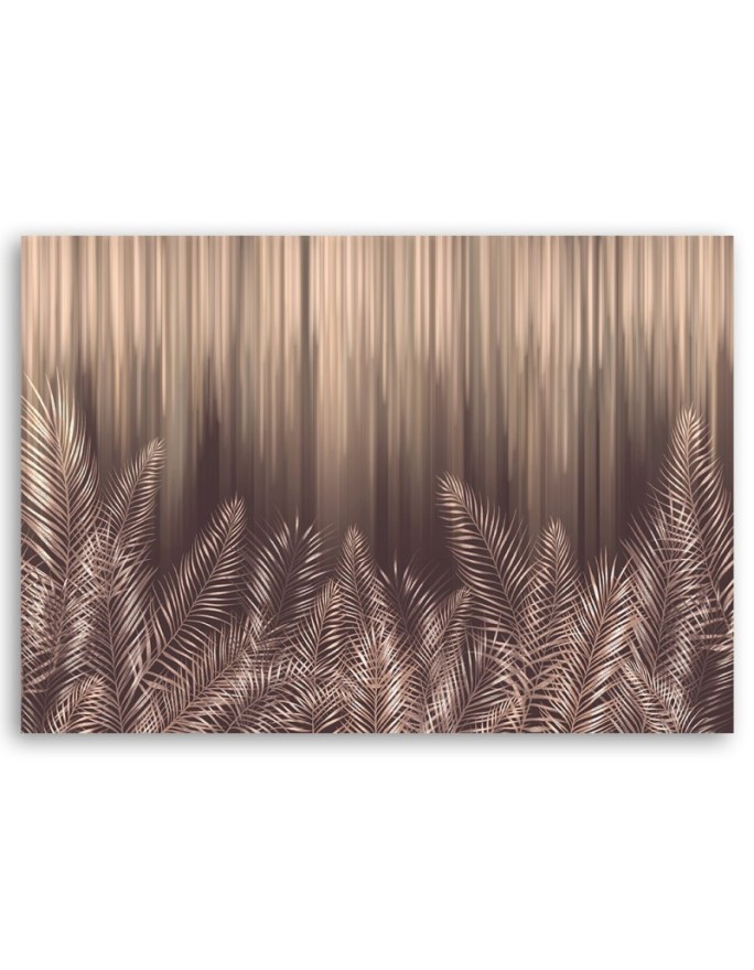 Canvas print - Exotic palm tree leaves 3D | FEEBY