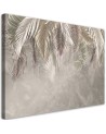 Wall art Canvas painting for living room - Palm leaves on concrete 3D | FEEBY