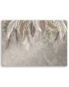 Wall art Canvas painting for living room - Palm leaves on concrete 3D | FEEBY