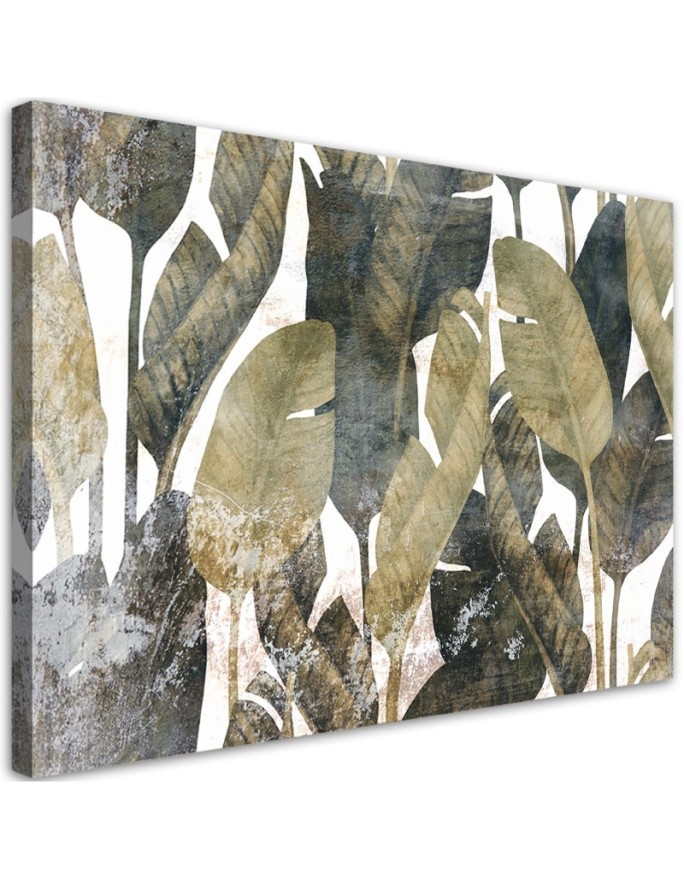Modern canvas print - Banana leaves | FEEBY