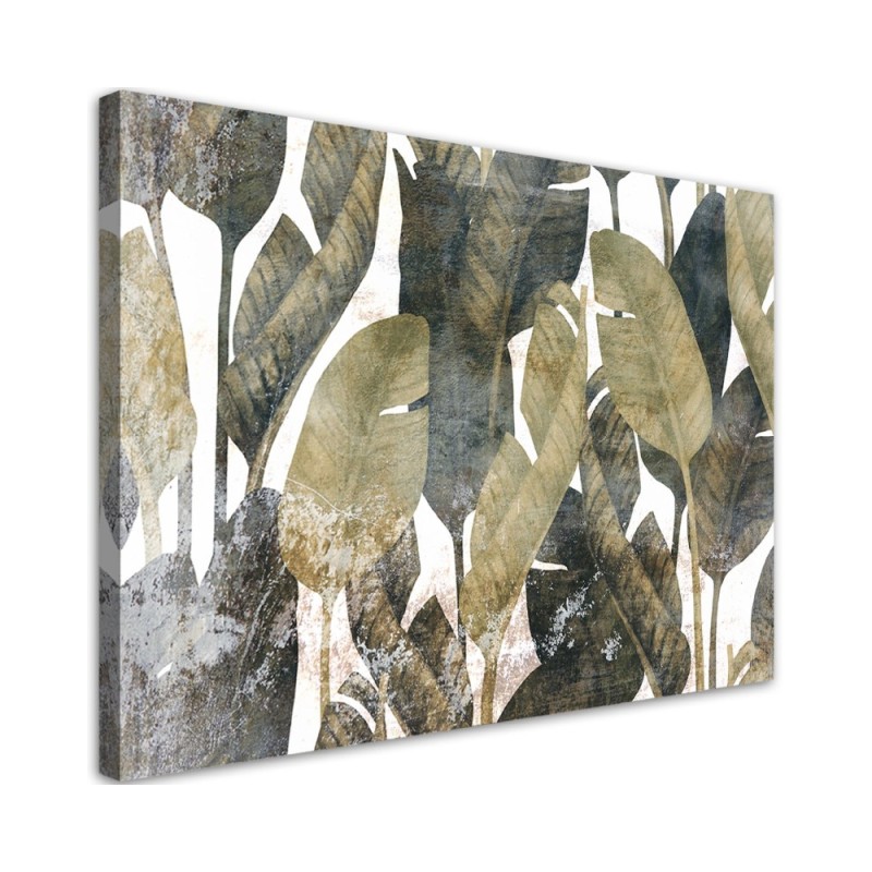 Modern canvas print - Banana leaves | FEEBY