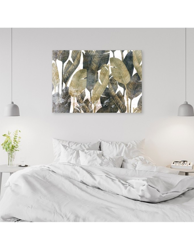 Modern canvas print - Banana leaves | FEEBY