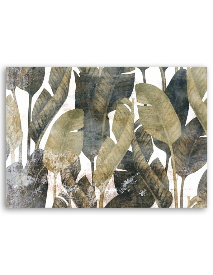 Modern canvas print - Banana leaves | FEEBY