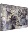 Canvas prints for bedroom print - Golden fern leaves | FEEBY