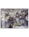 Canvas prints for bedroom print - Golden fern leaves | FEEBY