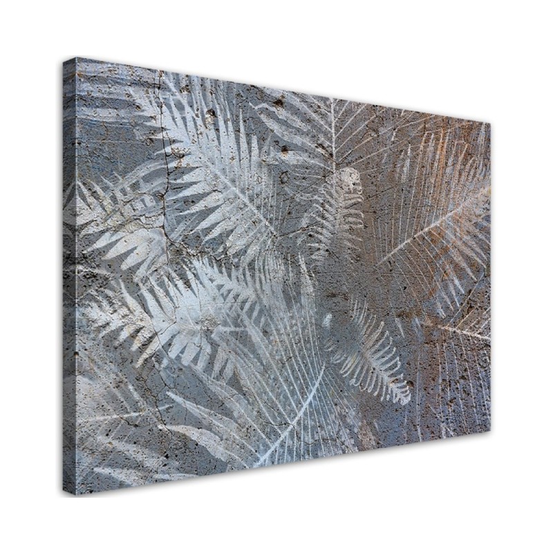 Canvas painting for bedroom, bathroom - Fern leaves | FEEBY