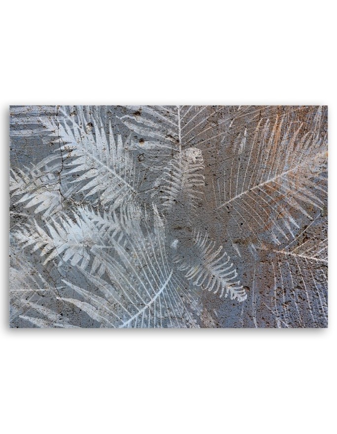 Canvas painting for bedroom, bathroom - Fern leaves | FEEBY