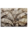 Canvas print - Palm leaves jungle on imitation concrete | FEEBY