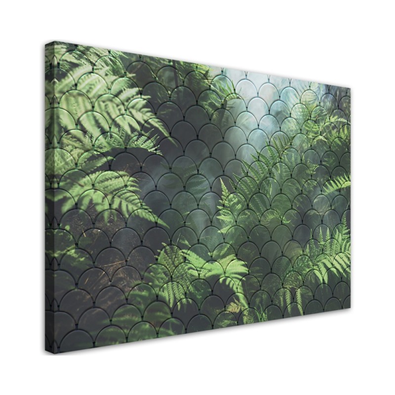 Fashionable Canvas painting for the office - Fern leaves | FEEBY