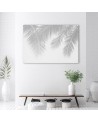 Wall art painting for office - Grey palm leaves | FEEBY