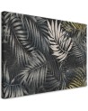 Exotic plants Canvas prints - Dark tropical leaves nature | FEEBY