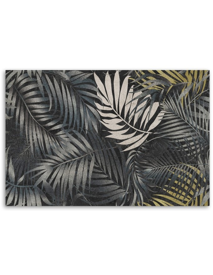 Exotic plants Canvas prints - Dark tropical leaves nature | FEEBY