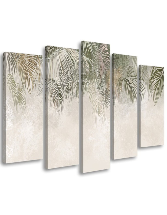 Canvas print Palm leaves