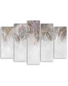Multipart painting for bedroom - Palm leaves | FEEBY