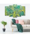 Fashionable five-panel painting - Monstera leaves | FEEBY