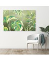 Five-piece canvas print - Monstera leaves | FEEBY