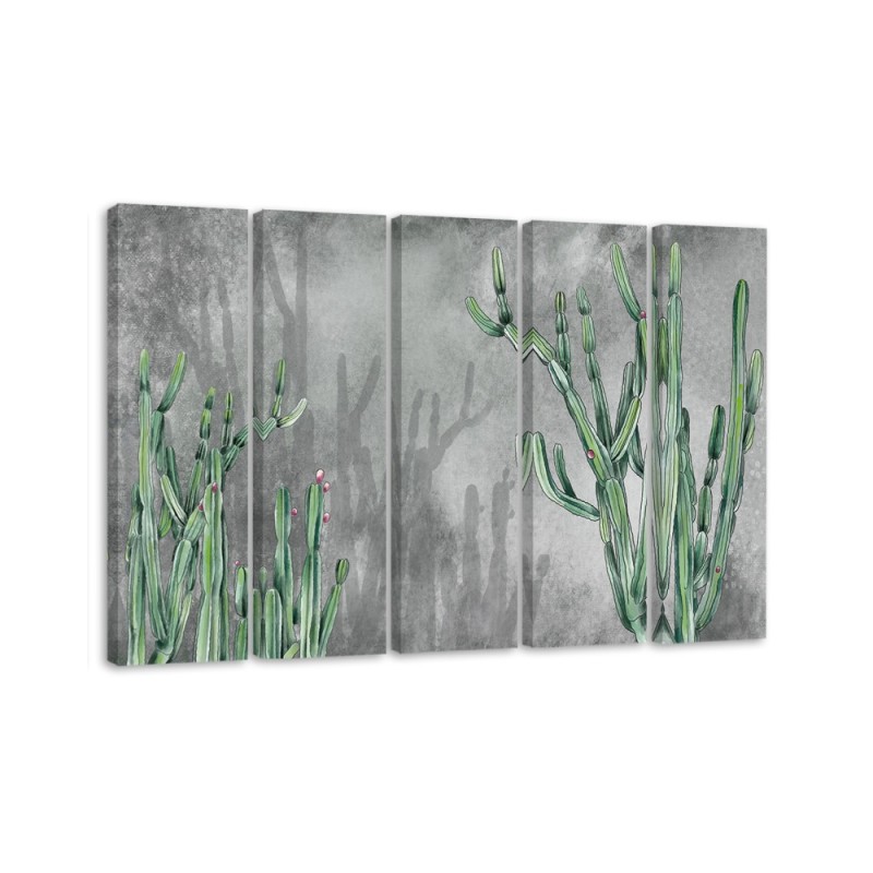 Multipart canvas print - Large desert cactus | FEEBY