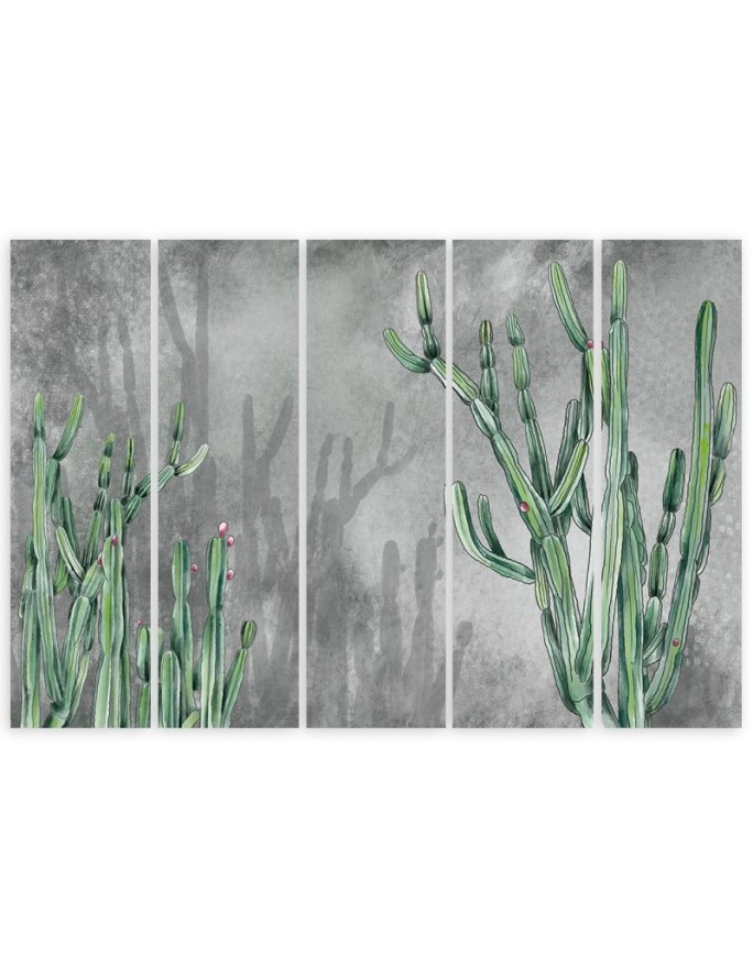 Multipart canvas print - Large desert cactus | FEEBY