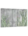 Modern five part Canvas painting - Large desert cactus | FEEBY
