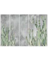 Modern five part Canvas painting - Large desert cactus | FEEBY