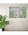 Modern multi-part painting - Large desert cactus | FEEBY