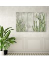 Five-piece painting for office - Large desert cactus | FEEBY