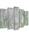 Multipart painting for living room - Large desert cactus | FEEBY