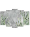 Multipart painting for living room - Large desert cactus | FEEBY