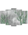 Bedroom painting five-part - Large desert cactus | FEEBY