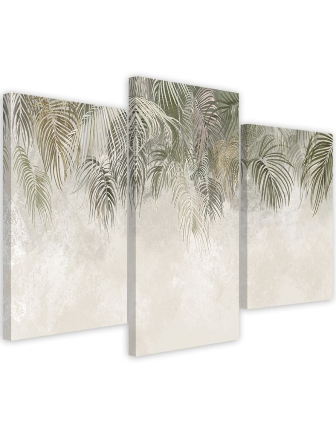 Canvas print Palm leaves