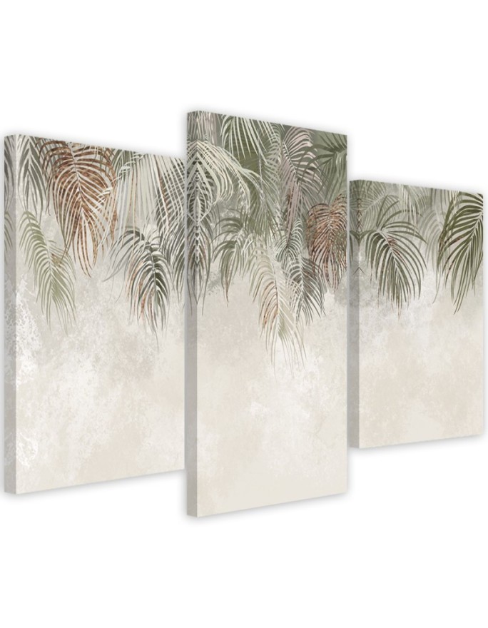 Canvas print Palm leaves