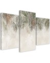 Modern painting for living room - Palm leaves | FEEBY