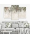 Modern painting for living room - Palm leaves | FEEBY