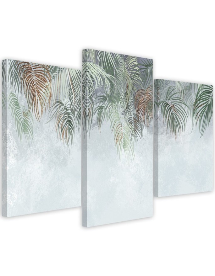Canvas print Palm leaves