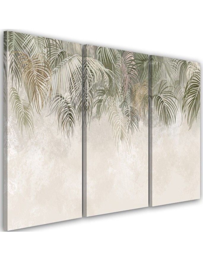 Canvas print Palm leaves 3...
