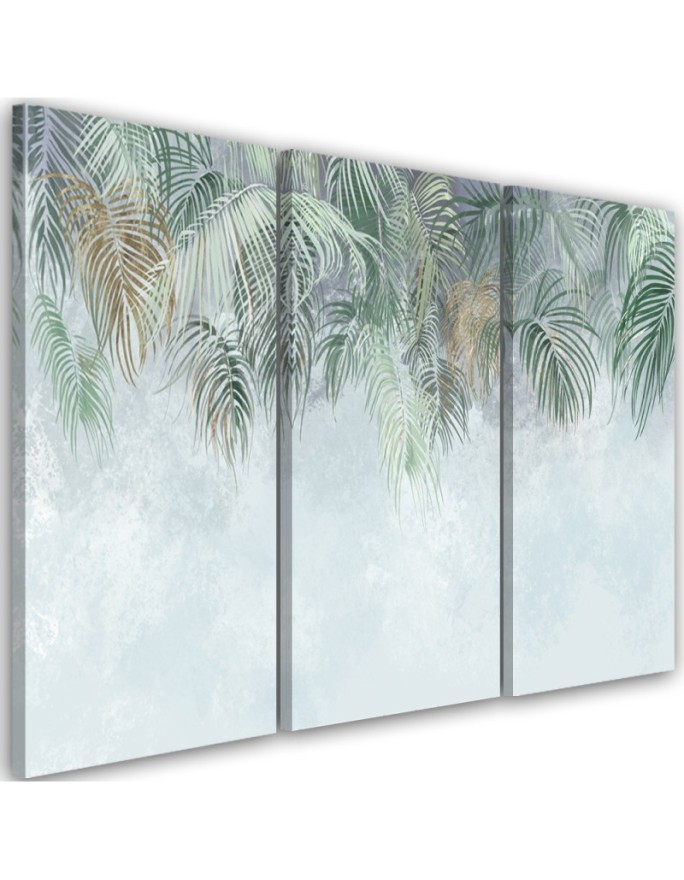 Canvas print Palm leaves
