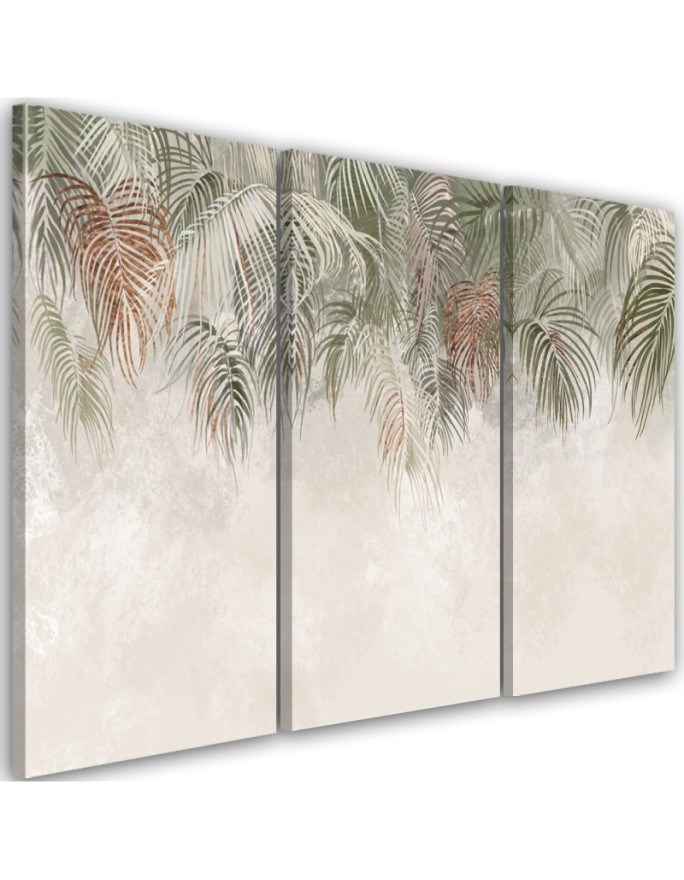 Canvas print Palm leaves
