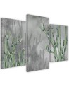 Triptych modern painting - Large desert cactus | FEEBY