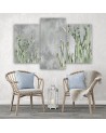 Wall painting for bedroom 3-part - Large desert cactus | FEEBY