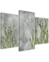 Modern painting for office 3-part - Large desert cactus | FEEBY