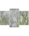 Modern painting for office 3-part - Large desert cactus | FEEBY